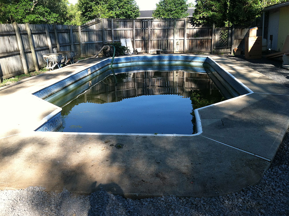 Deck Removal Coping and Liner Change